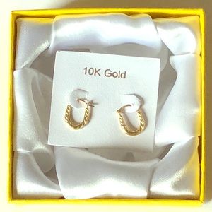 Gold vintage earring 10k solid gold save 90% wawo
